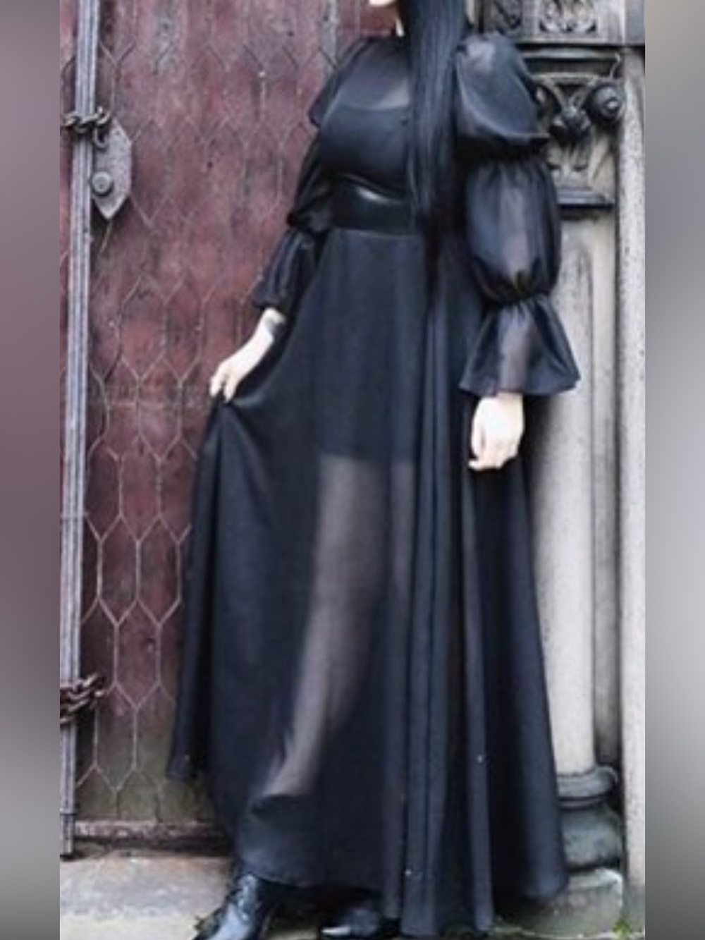 Deandri Sheer Macbeth Maxi Dress